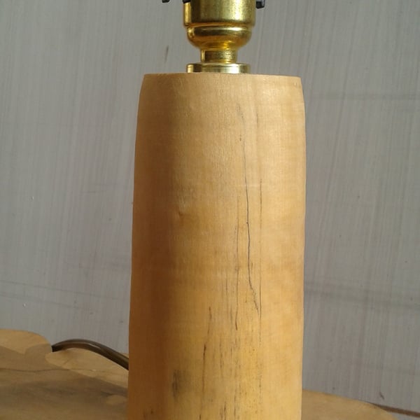 Black poplar table lamp