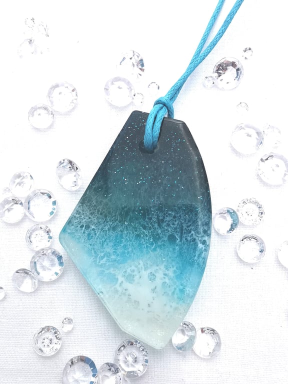 Large Resin Statement Pendant