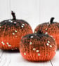 Hand Knitted Pumpkin with Sequins - Medium - Image 3