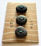 Beach Pebble Buttons Black - Image 3