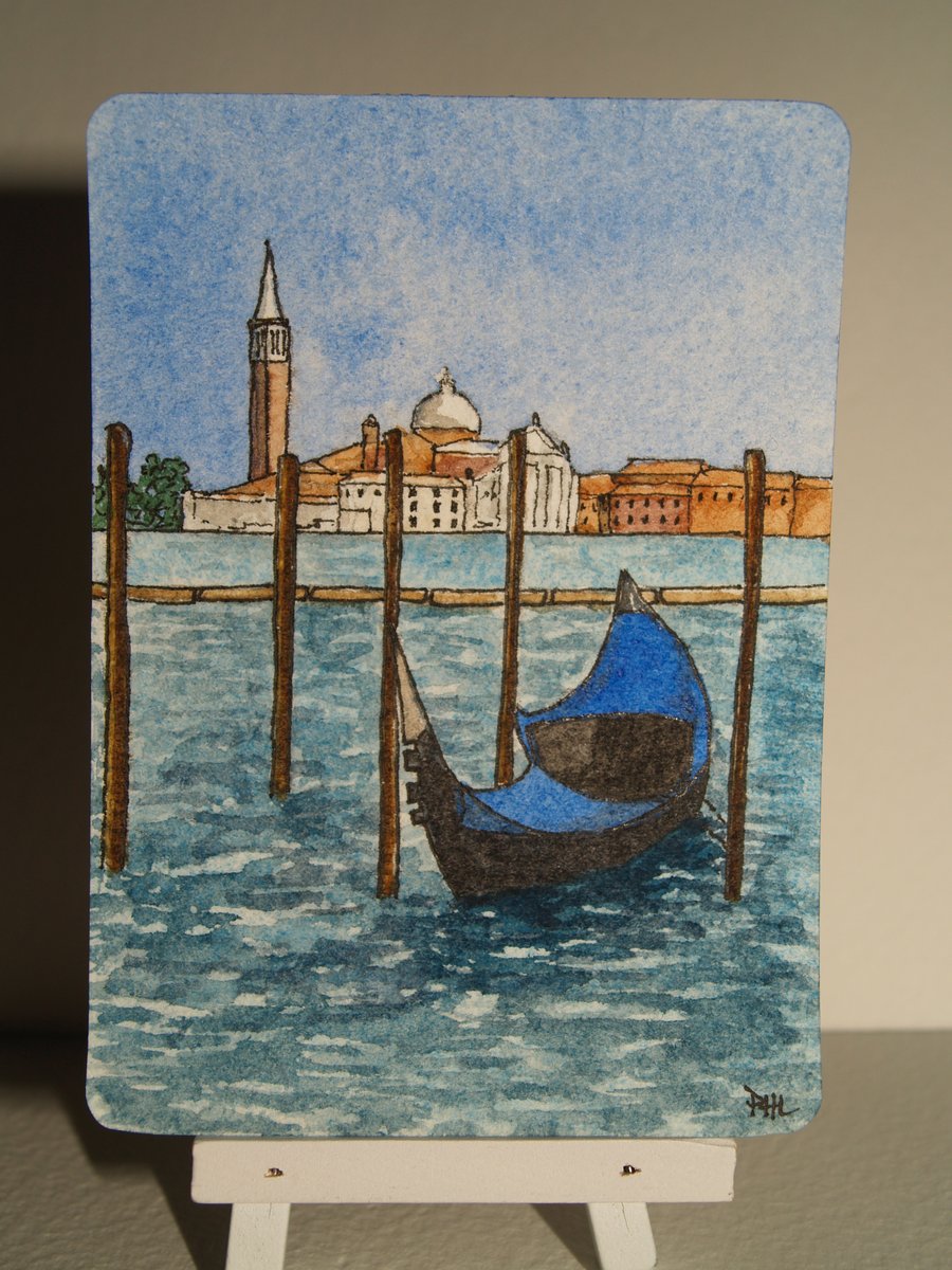SALE! Reduced price ACEO Original watercolour Venice