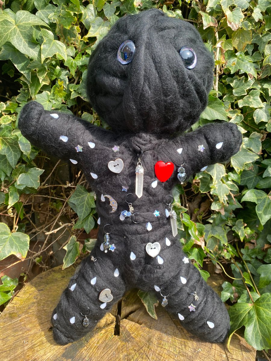 black voodoo doll