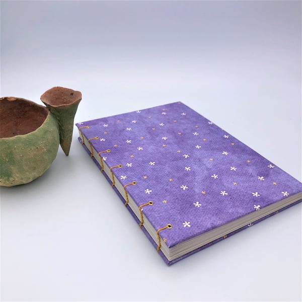 Oh my stars! A5 Notebook - Coptic Stitched