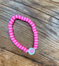 Pink Flower Bracelet (529)