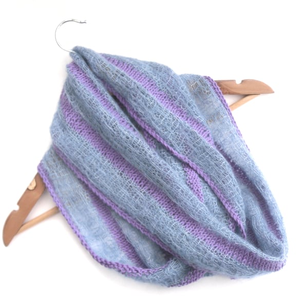 Mohair Striped Scarf main image 0
