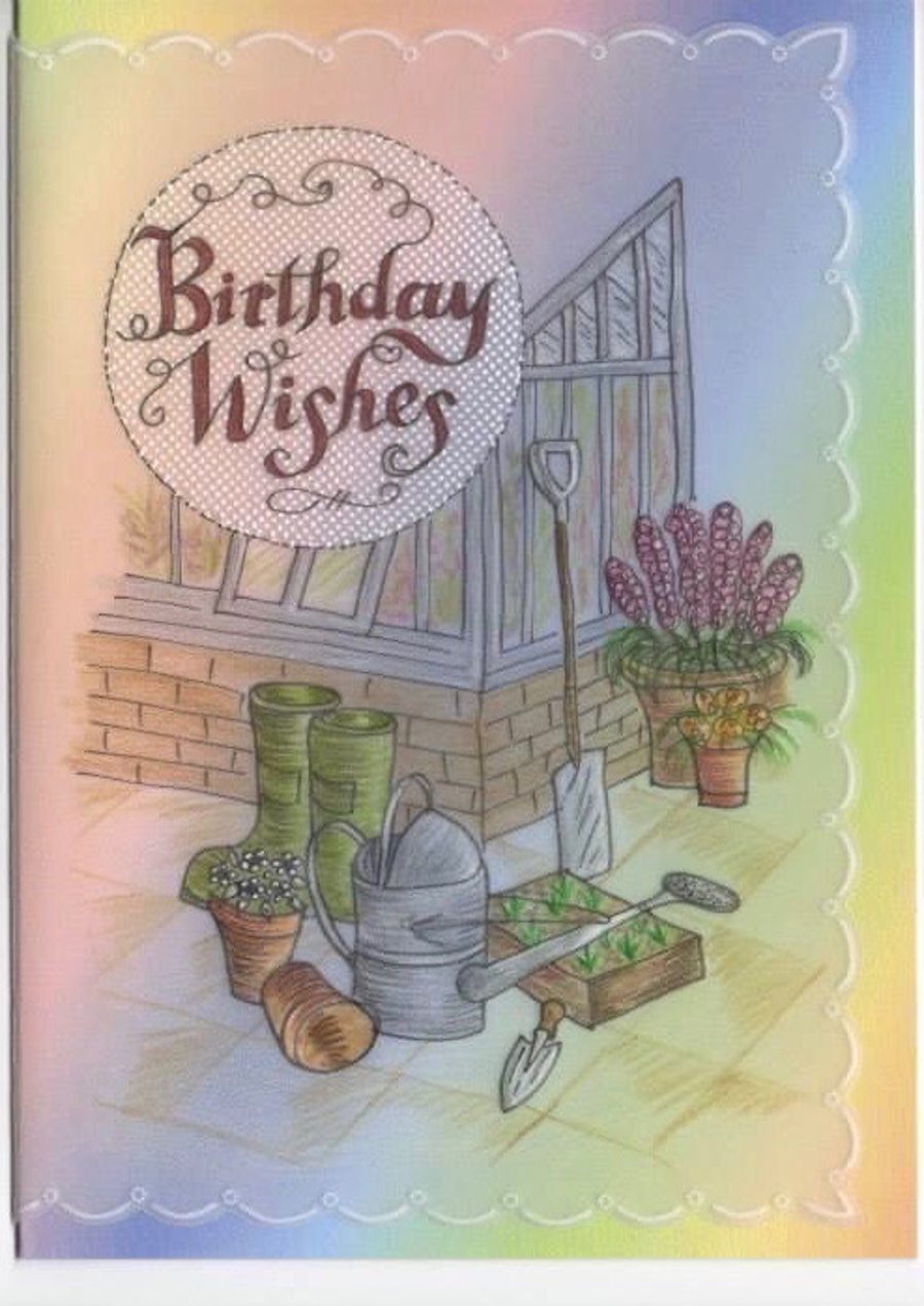A card for the keen Gardener