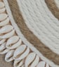 Yemvelo - Handmade Fibre Wall Art - Cowrie Shell & Natural Fibre Design -  - Image 8