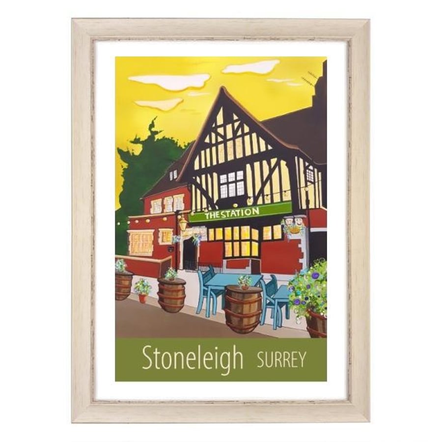Stoneleigh, Surrey - White frame