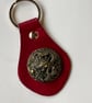 Red Leather Keyring - Dragon decoration - FREE SHIPPING - Image 5
