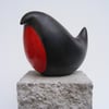 Raku glazed bird (E)
