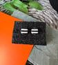 Black n White Stripe Studs - Small - Image 4