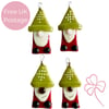 Christmas Gnome Hanging Decoration - Seconds