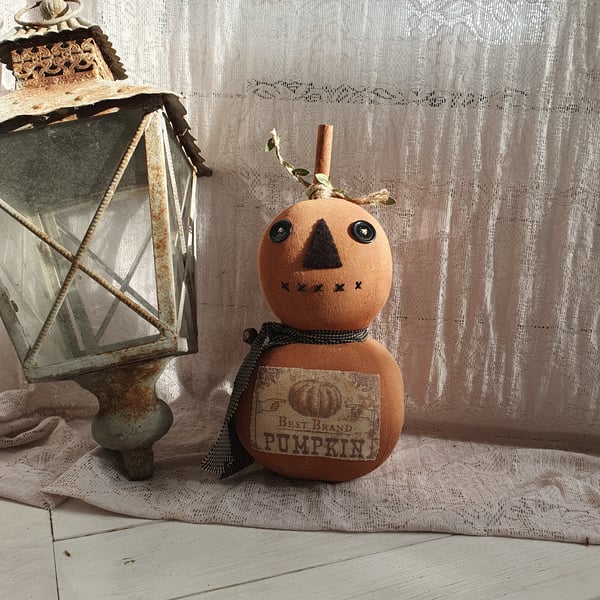 Primitive Pumpkin Doll