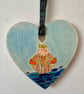 Cartoon Pirate Wearing Waterwings, Picture  - Image 1