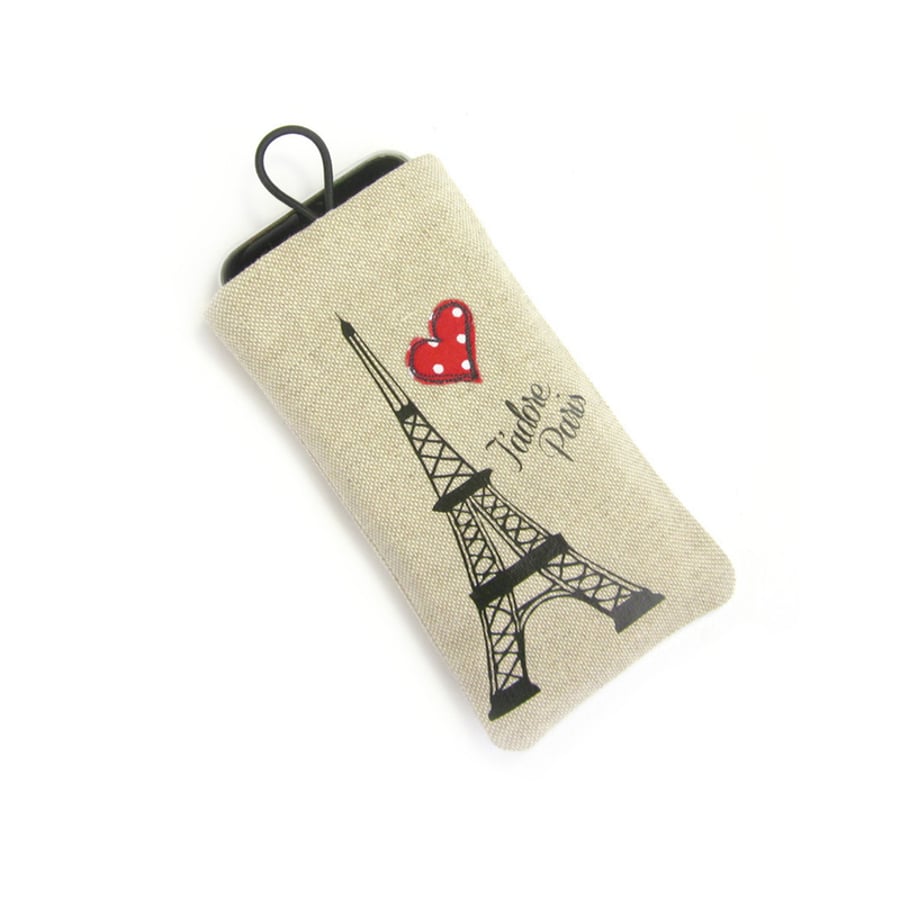 iPhone Sleeve, iPhone 6, Phone Case, Eiffel Tower