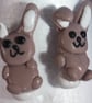 Cute Bunny Rabbit Studs - Animal Earrings  - Image 1