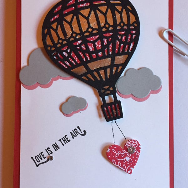 Valentine "Love is in the Air" Card 