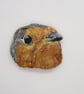 Hand Embroidered Robin Brooch - Image 1