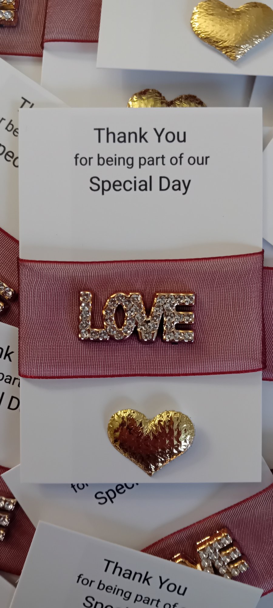 25x Wedding pocket hugs