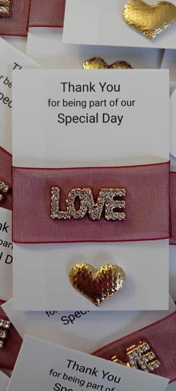 25x Wedding pocket hugs