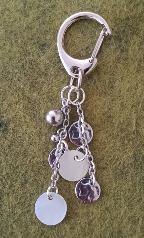 Handmade Disc Bag Charm