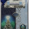 Christmas Card Winter Wishes Someone Special Christmas Tree 3D Luxury Handmade