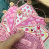 Beach Hut bunting Pink Bunting Beach huts