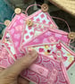 Beach Hut bunting Pink Bunting Beach huts - Image 1