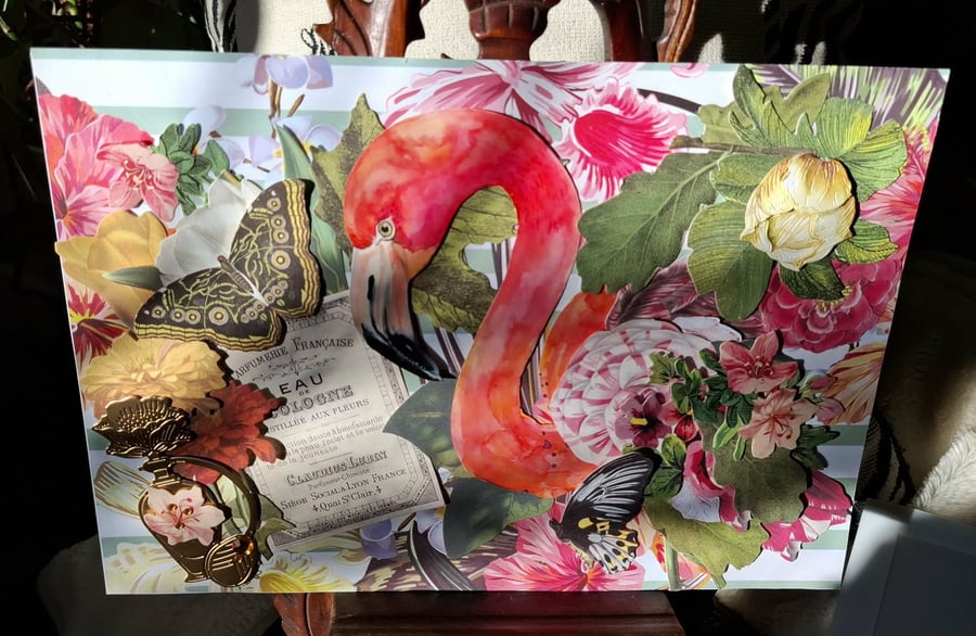 Hand-Cut Original Collage-Scrapbook-Junk Journal Eclectic Wall Art