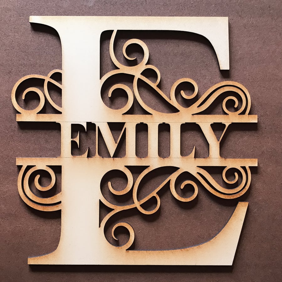 Personalised Custom Monogram Letters and Names for Weddings, Birthdays & More