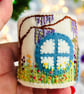 Hand Embroidered Christmas Gift Fairy House - Image 4