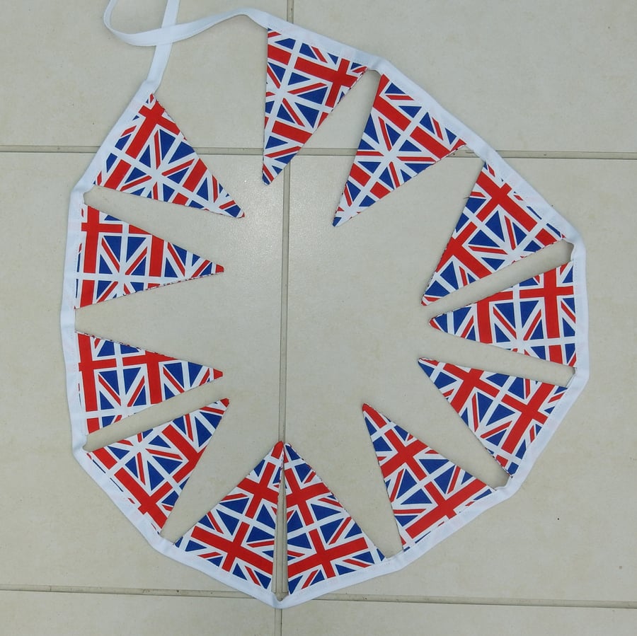 Union Jack mini bunting
