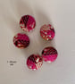 Pick and mix package of 10 hand covered buttons  - Image 3