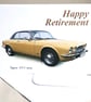 Jaguar XJ-C 1977 - Birthday, Anniversary, Retirement or Plain Cards - Image 3