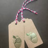 Acorn Motif Christmas Gift Tags x 10