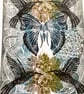 Original Linocut Hummingbird Print.  - Image 3