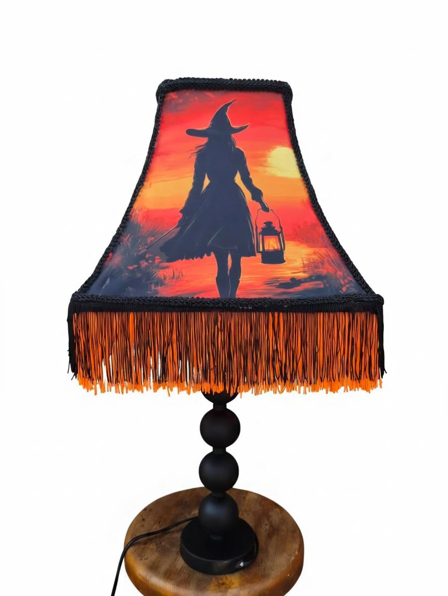 Enchanting Witch Lamp & Halloween Novelty Light