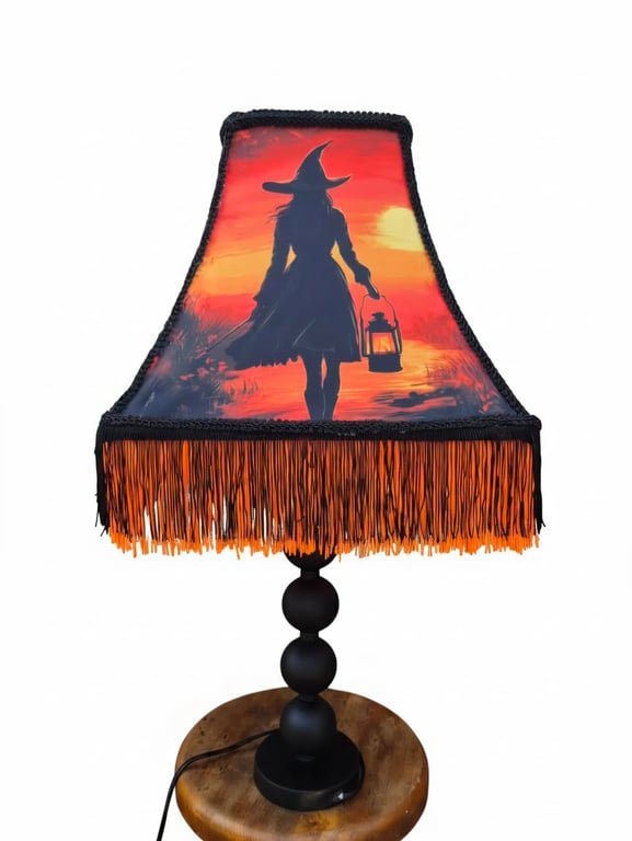 Enchanting Witch Lamp & Halloween Novelty Light