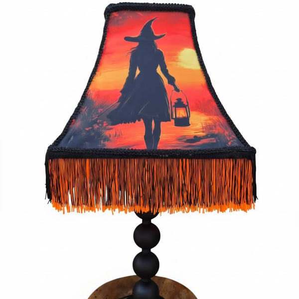 Enchanting Witch Lamp & Halloween Novelty Light
