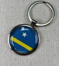 Curacao Flag Keyring