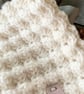 Bridgerton Bonnet 100% Merino Wool Off White - Image 7