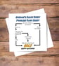 Hobby or Sport Flow Chart Card -  choose any sport or hobby