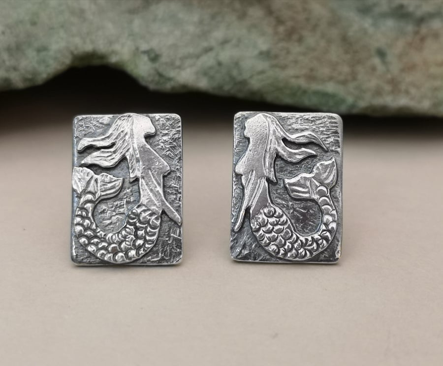 Mermaid Stud Earrings