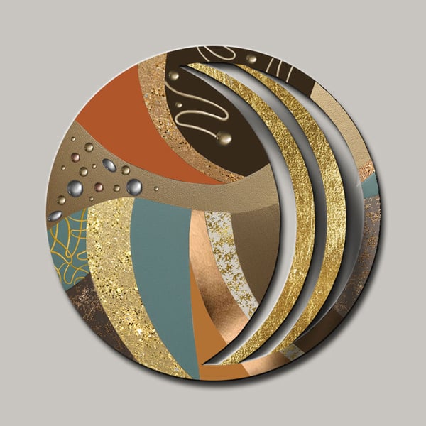 Metallic Handcrafted Wall Art