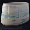 Super Seconds Saturday - Medium oval seascape pot