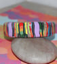 Tropical Colors Bangle - Polymer Clay Designer Bangle - Handmade - Unique - Image 2