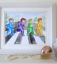 Abbey Road Crossing. Fit ladies painting - Image 2