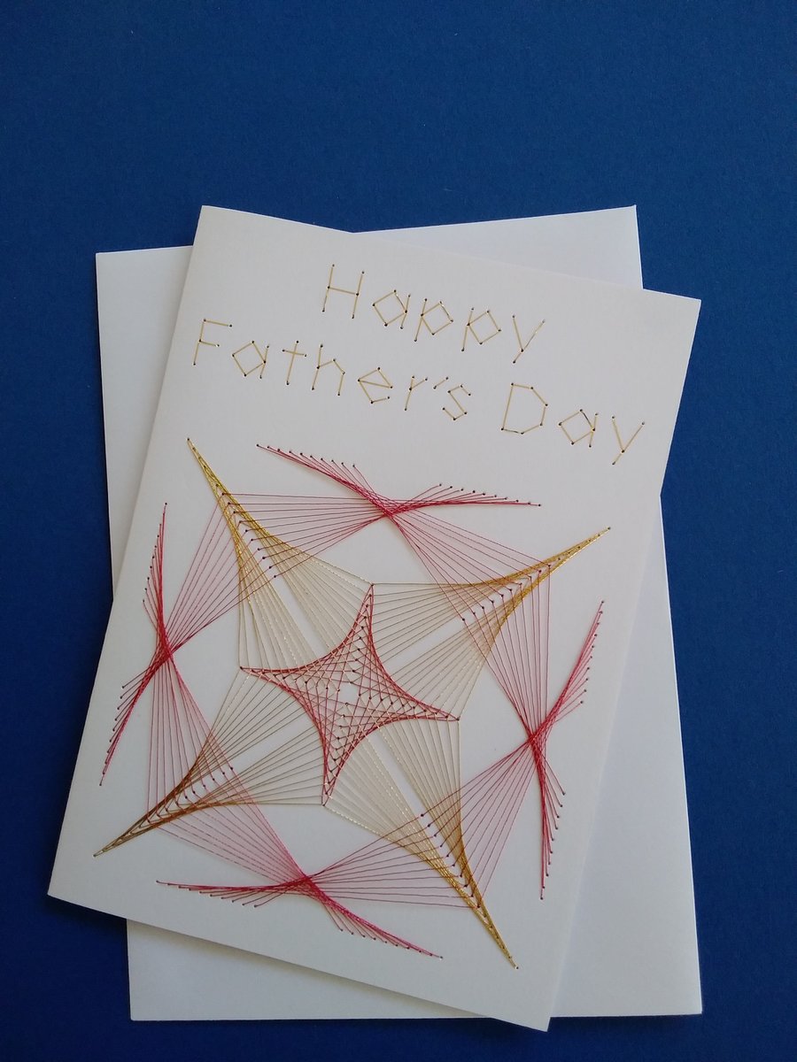 Geometric Fathers Day Card.