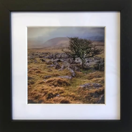 Framed Photographic Greetings Card - Great Nodden, Dartmoor National Park