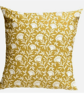Melby Floral Ochre Yellow Cushion Cover 